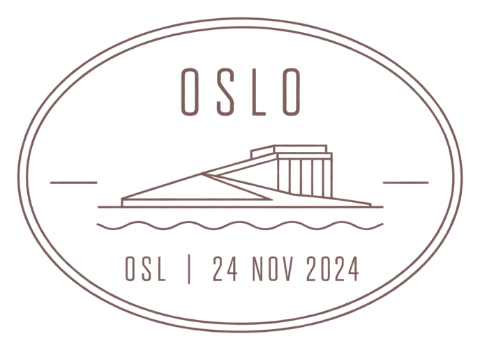 Oslo, OSL, 24 NOV 2024 travel stamp